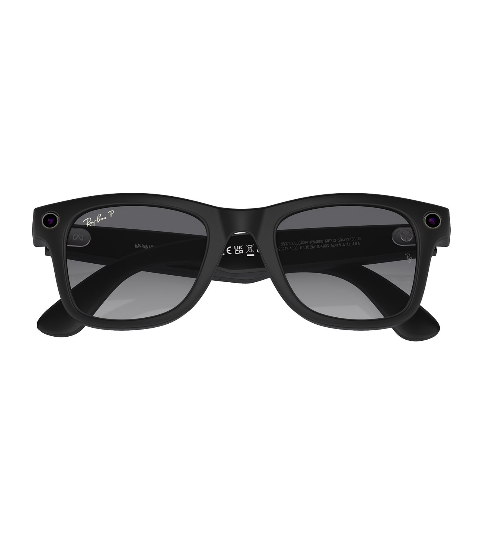 Умные очки RayBan Meta Wayfarer RW4008 Matte Black/Gradient graphite (155 - 53 Size), картинка 5