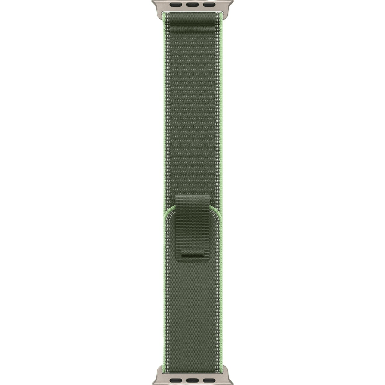 Apple Watch Ultra 3 GPS, 49 мм, натуральный титан, ремешок Trail Loop цвета «Green/Neon», картинка 3