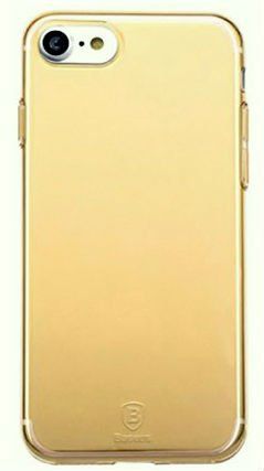 Чехол BASEUS Phone 7 Pluggy TPU Case - Gold