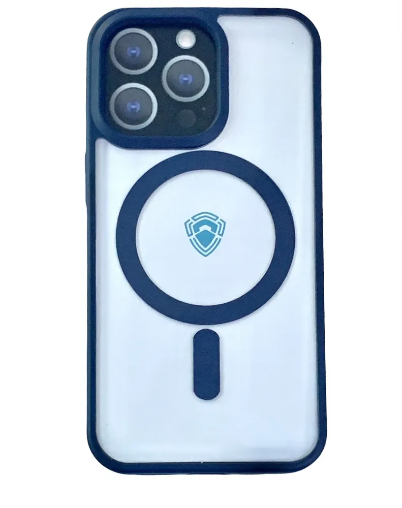 Чехол для iPhone 13 ProMax DFANS DESIGN MagSafe, синий, картинка 1