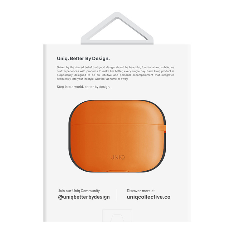 Чехол для AirPods Pro 2 UNIQ Vencer Burnt Orange, картинка 5