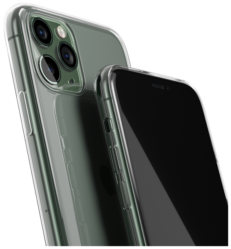 Чехол Brauffen силиконовый iPhone 12 Pro Max - transparent, картинка 2