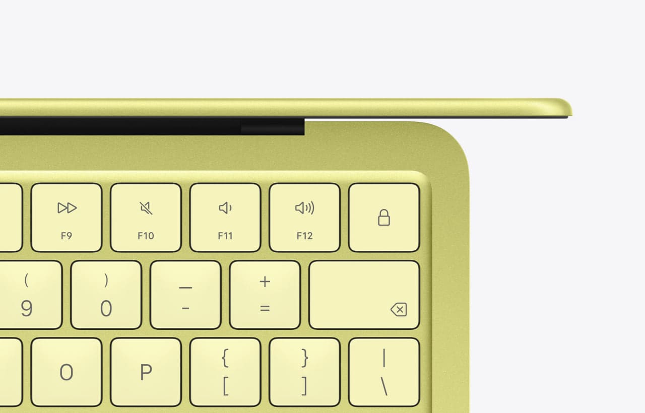 Ноутбук Apple MacBook Neo 13" Citrus (Early 2026) MHFD4 (6C CPU/5C GPU/A18/8Гб/256Гб SSD), картинка 6
