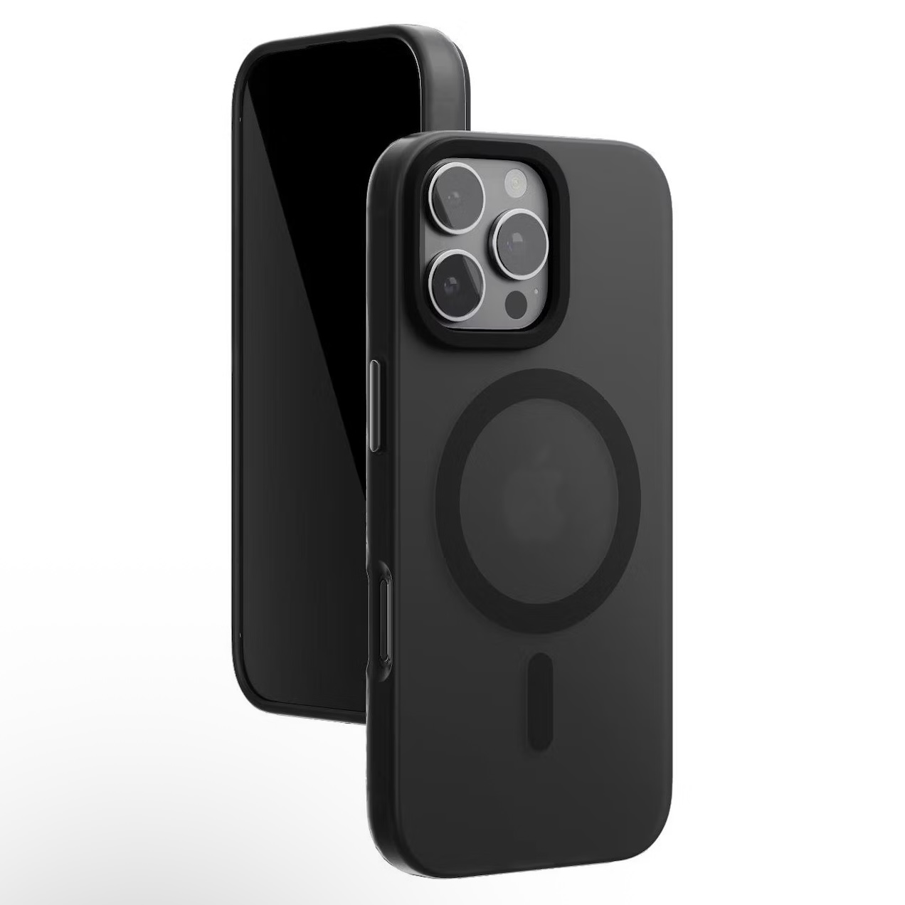 Чехол для iPhone 16 Pro VLP Matte Case c MagSafe, черный, картинка 2