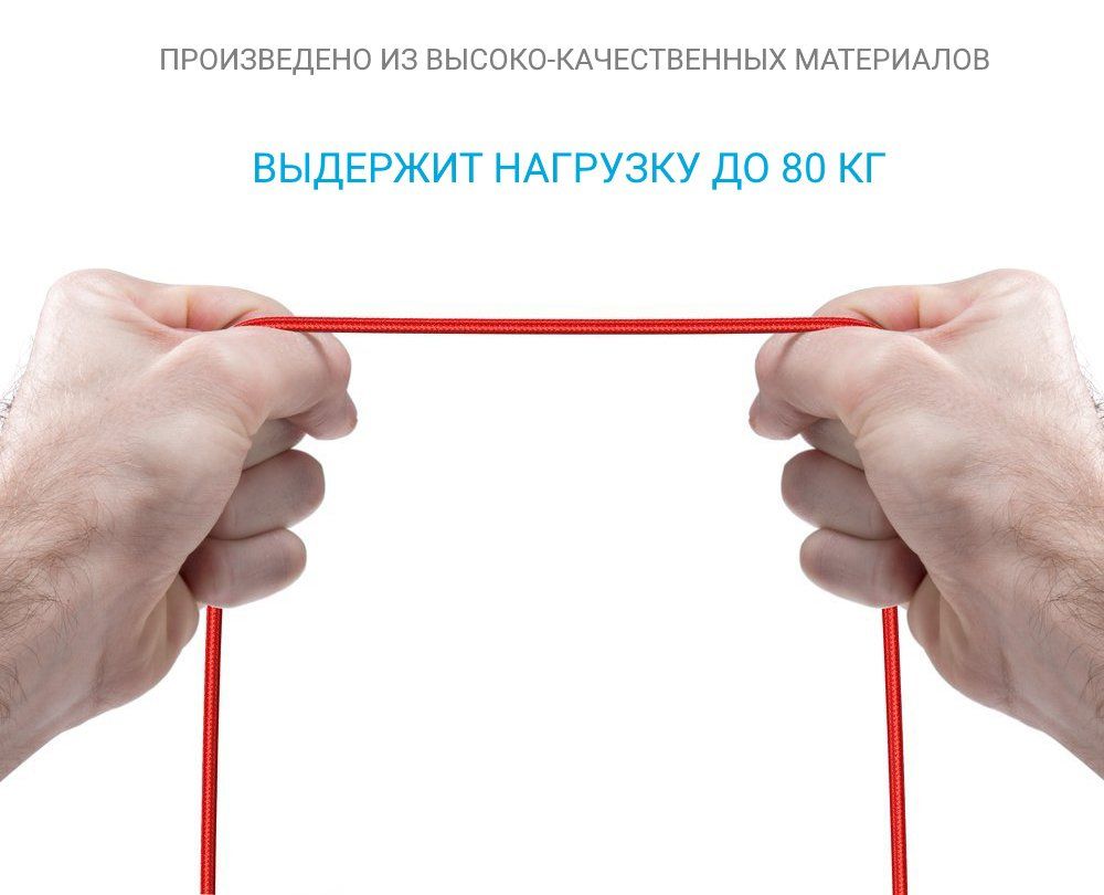 Кабель ANKER PowerLine+ Lightning Cable 0.9m - Red, картинка 5