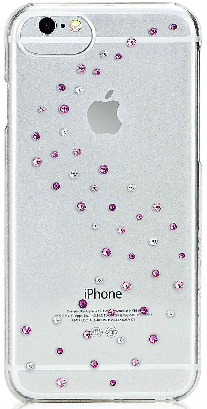 Чехол Bling My Thing iPhone 6 Swarovski Papillon Pink Mix