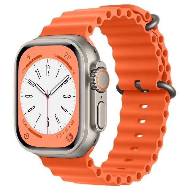 Ремешок для Apple Watch Ocean 42/44/45/49mm Orange, картинка 1