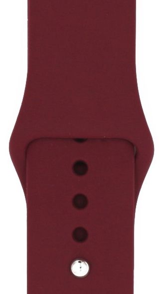 Ремешок силиконовый для Apple Watch 38mm Dull Red