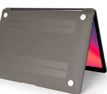 Чехол-накладка Gurdini для MacBook Air 13 2022 / 2024 / 2025, матовый серый, картинка 3