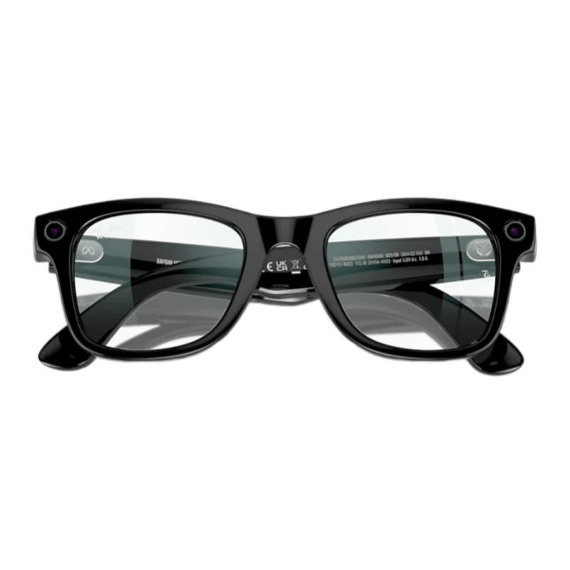 Умные очки RayBan Meta Wayfarer RW4006 Shiny Black/Clear, картинка 3
