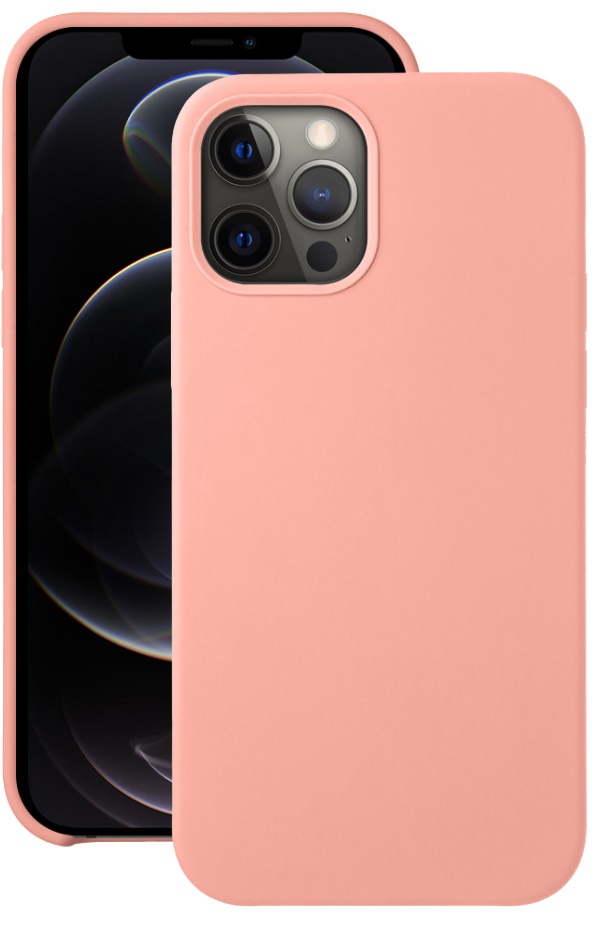 Чехол Deppa Liquid Silicone для iPhone 12 Pro Max Розовый, картинка 1
