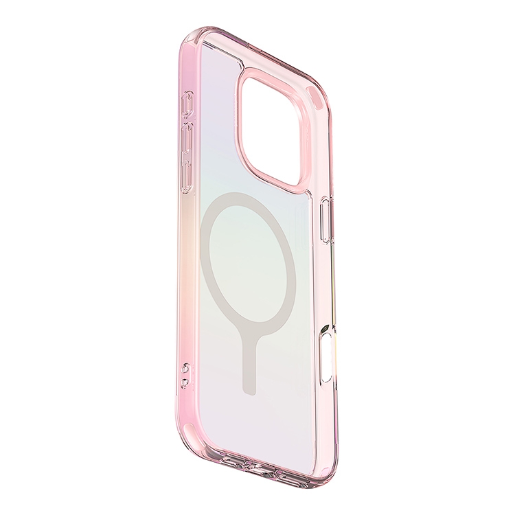 Чехол для iPhone 17 Pro UNIQ Iridescia Pink Prism MagSafe, картинка 3