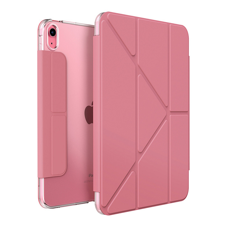 Чехол UNIQ Camden Secure Magnetic Closure для iPad 10.9 (2022), Rouge Pink, картинка 1