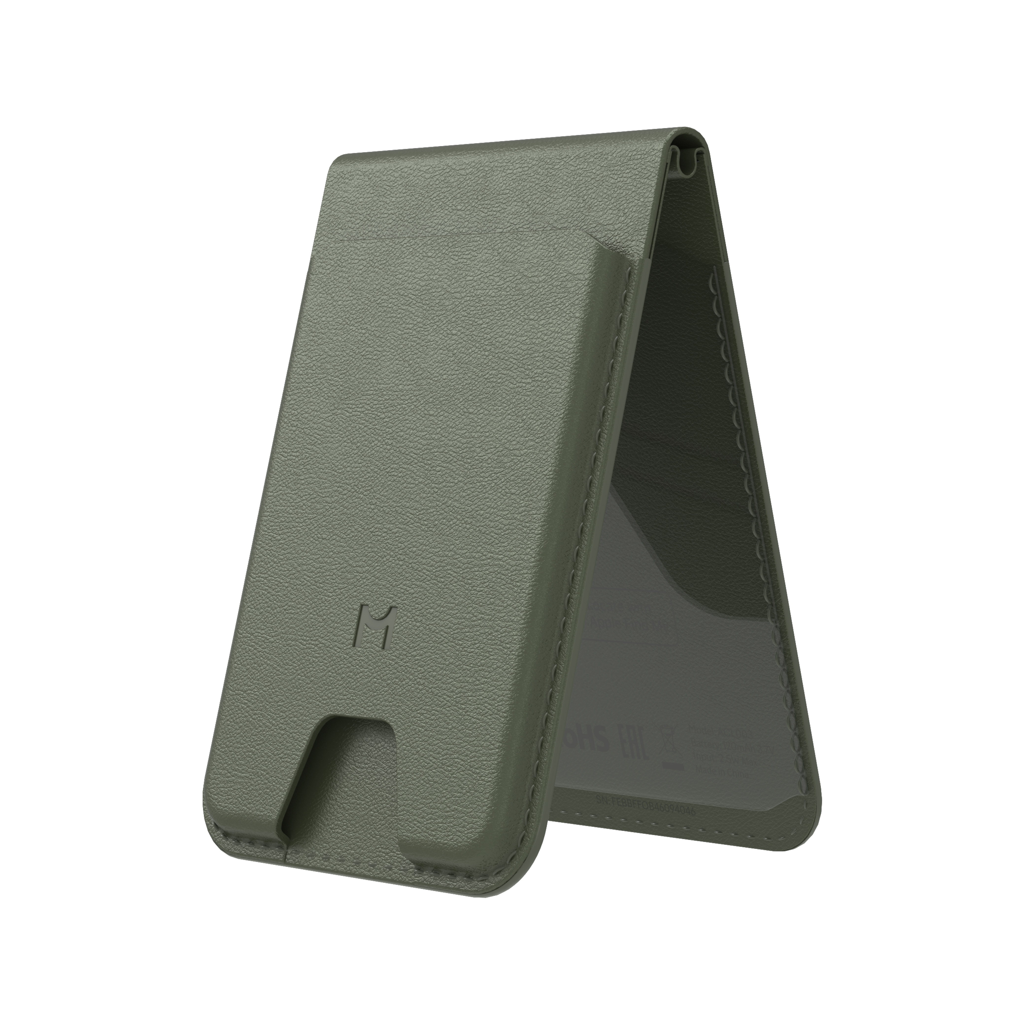 Чехол-бумажник Magssory Geotag MagSafe Flip Wallet, Find My, Khaki