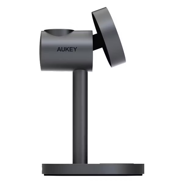 Беспроводная зарядка AUKEY Qi Wireless Charging Pad - Black, картинка 5