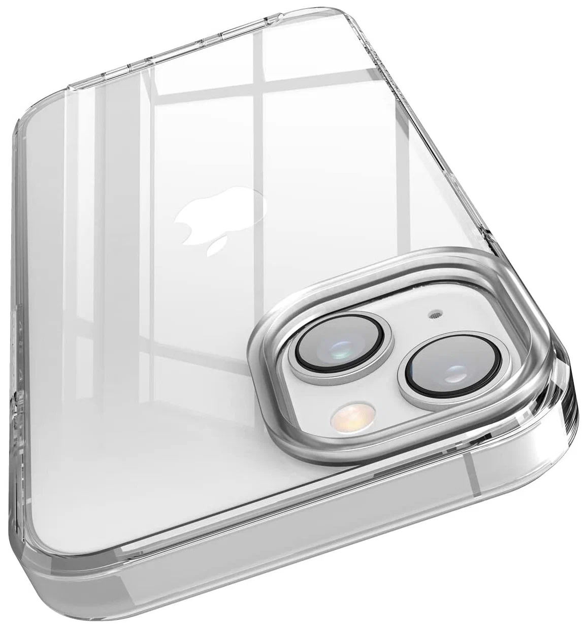 Чехол для iPhone 14 Plus прозрачный пластиковый, картинка 1