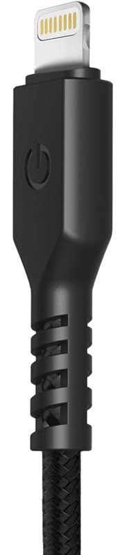 Кабель EnergEA FibraTough Anti-microbial USB-C to Lightning MFI 1.5m Чёрный, слайд 3