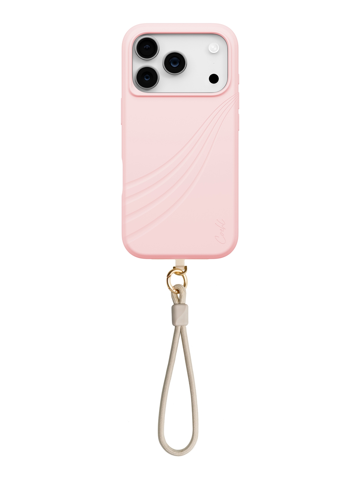 Чехол для iPhone 17 Pro UNIQ COEHL Strap Series Serina Cloud Pink (MagSafe)  , картинка 2