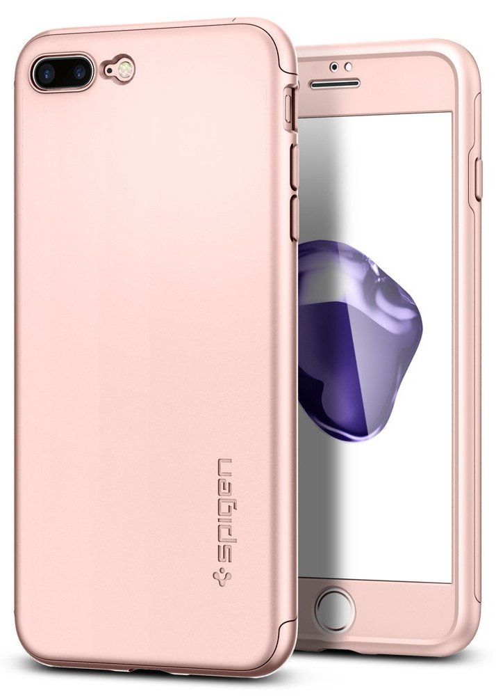 Чехол SGP iPhone 7 Plus Air Fit 360 Rose Gold, картинка 1