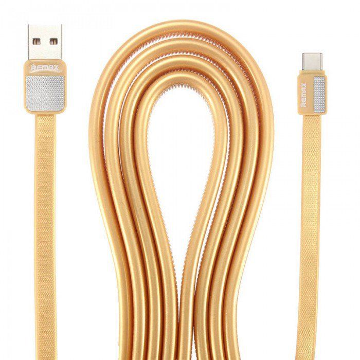 Кабель REMAX USB-C Data Cable Metal RC-044a - Yellow