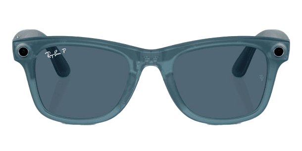 Умные очки RayBan Meta Wayfarer RW4006 Matte Jeans Transparent/Dusty Blue