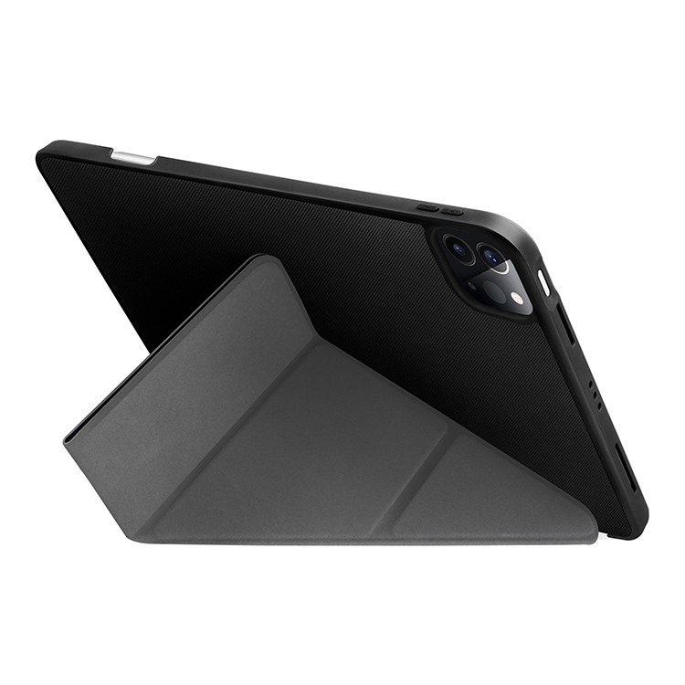 Чехол UNIQ Transforma Store+Charge Apple Pencil для iPad Pro 12.9 (2018-2022), черный, картинка 2