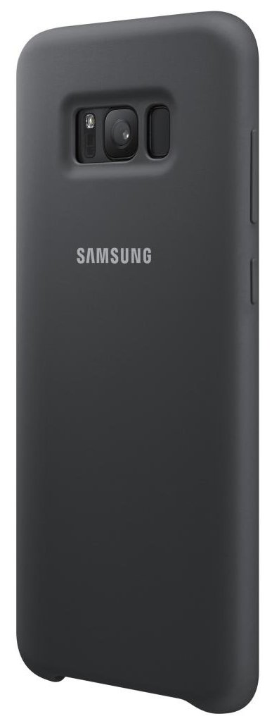Чехол  Samsung Galaxy S8+ Silicone Cover - Dark Gray, картинка 2