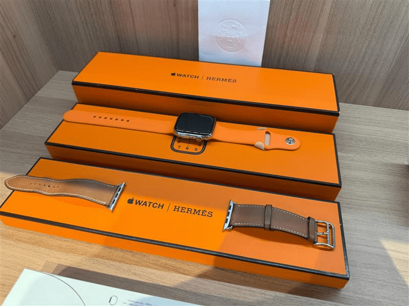 Apple Watch Hermes Series 9 45mm Silver Stainless CEL (Б/У) 359311889685929