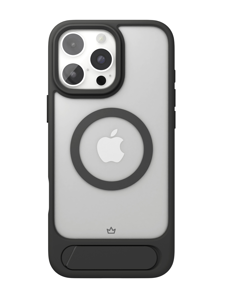 Чехол для iPhone 16 Pro VLP Stand Case c MagSafe, черный, картинка 1