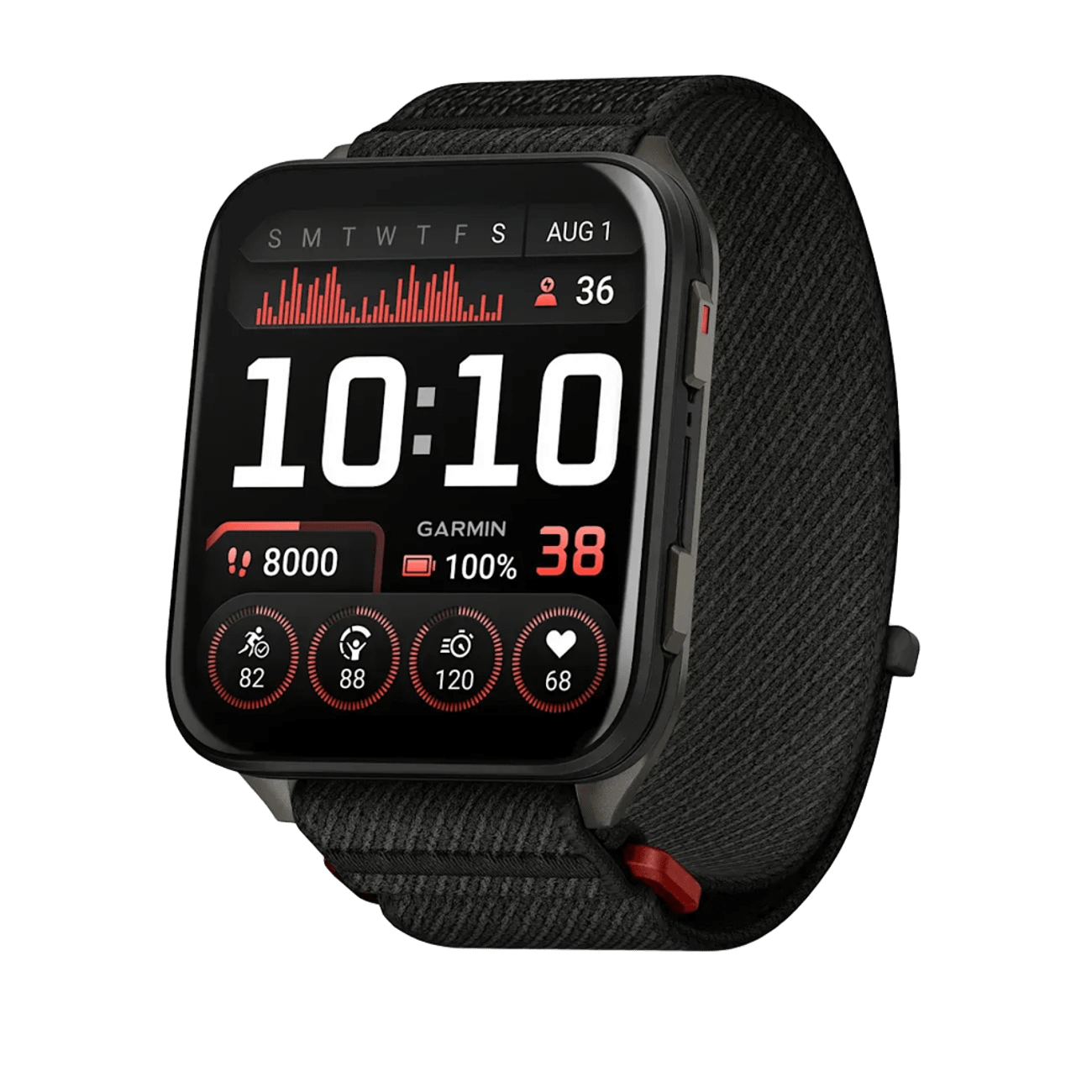 Умные часы Garmin Venu X1 Black Titanium with Black Nylon Band