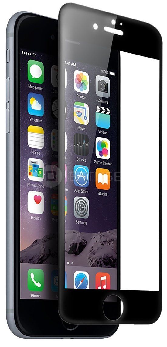 Защитное стекло Защитное стекло DEVIA 3D Tempered Glass iPhone 7 Plus  Black, картинка 1