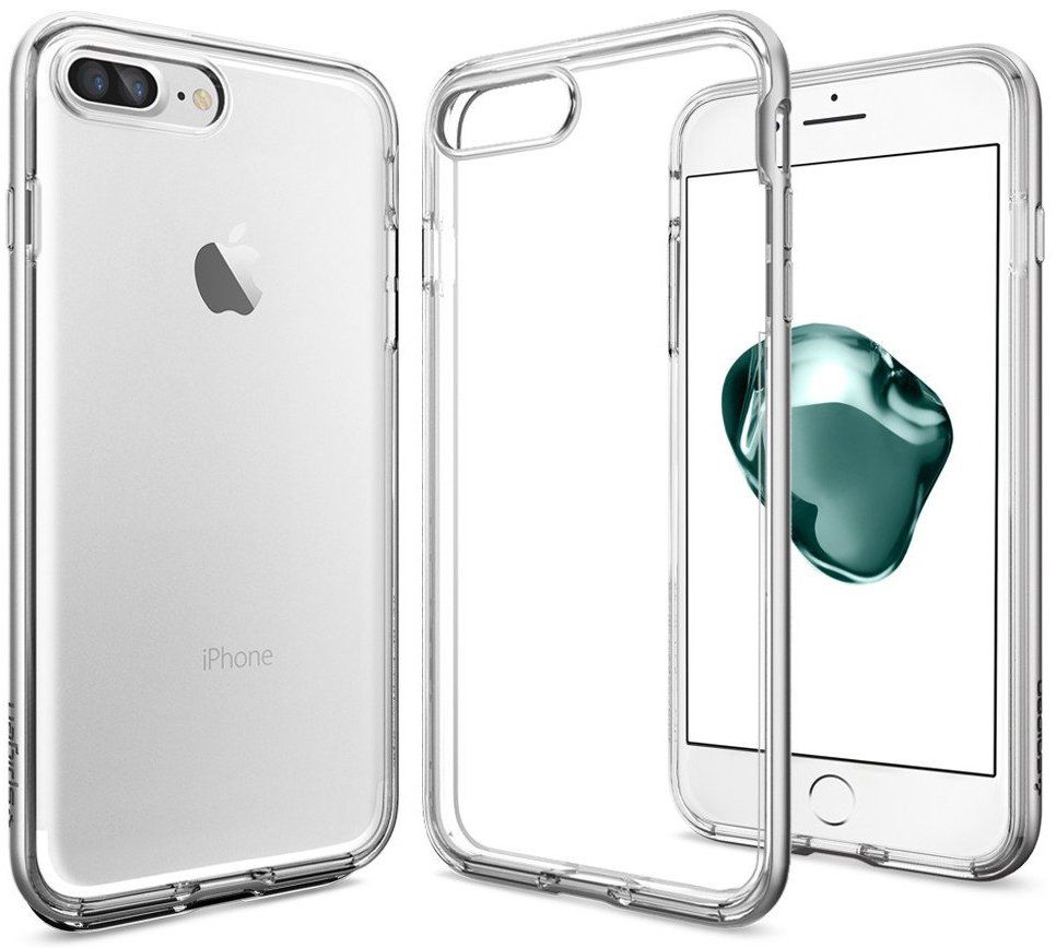 Чехол SGP iPhone 7 Plus Neo Hybrid Crystal Satin Silver, картинка 2