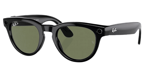 Умные очки RayBan Meta Headliner RW4009 Shiny Black/Polar Green (150 - 50 Size), картинка 3