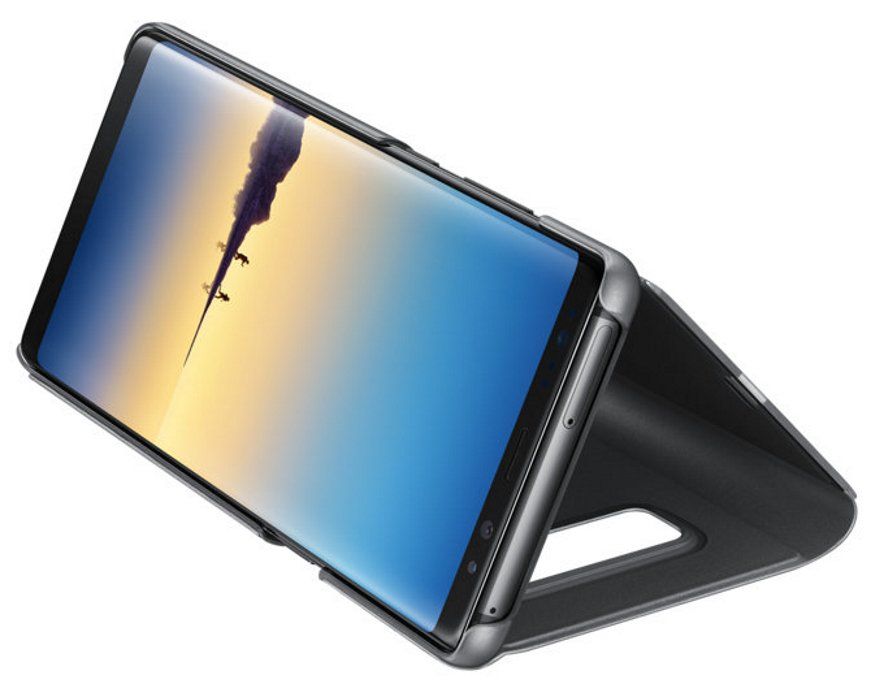 Чехол Samsung Galaxy S8+ Clear View Standing Cover - Black, картинка 4