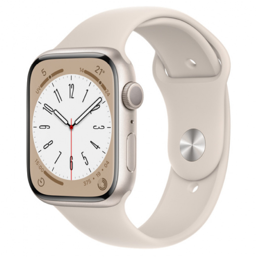 Apple Watch Series 8 45mm Starlight S/M (Б/У) FT2W7NJF7N, картинка 1