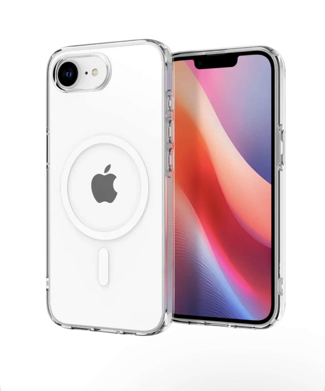 Чехол для iPhone 16e Mutural ice Magsafe transparent, картинка 1