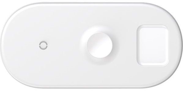 Беспроводная зарядка Baseus Smart 3-in-1 Wireless Charger iPhone/Apple Watch/Airpods Белая