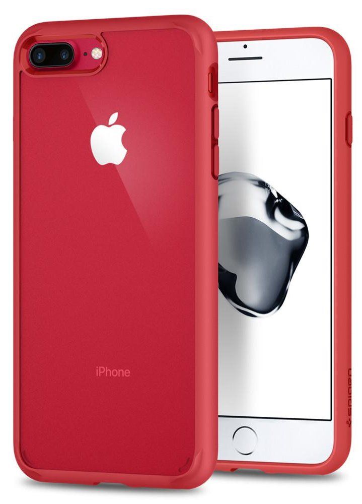 Чехол SGP iPhone 7 Plus Ultra Hybrid 2 Red, картинка 1