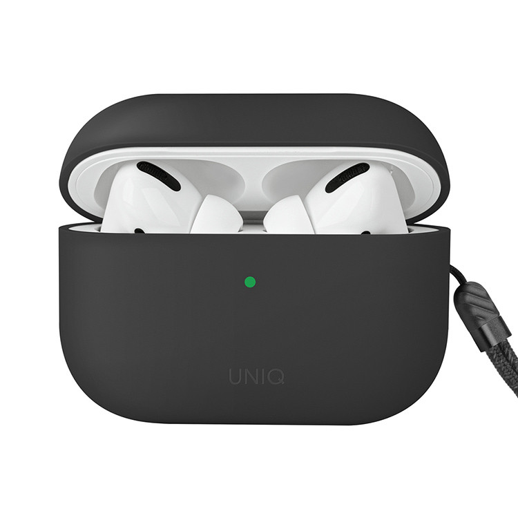 Чехол для AirPods Pro 2 UNIQ Lino Gray, картинка 1