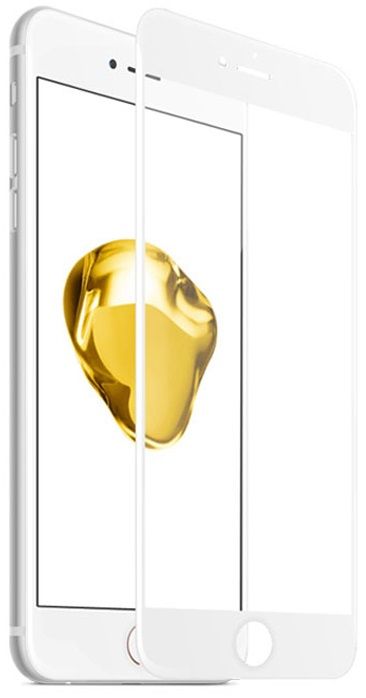 Защитное стекло iPhone 6/6S 6D White