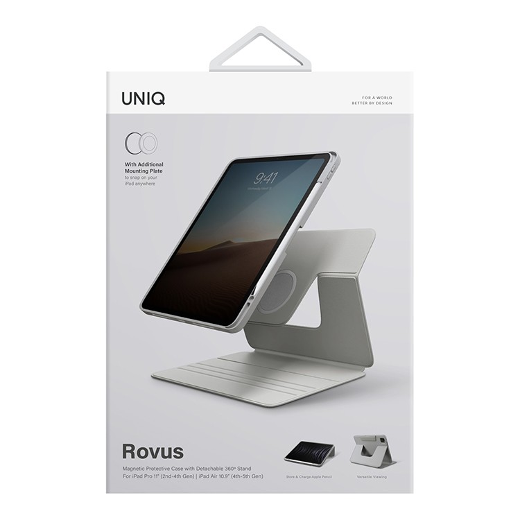 Чехол для iPad Pro 11 (2024) WiWU Rotation magnetic Protective Case Grey, картинка 7