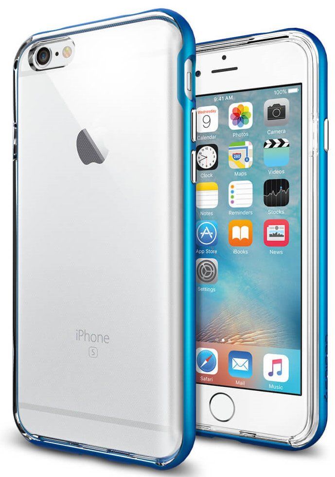 Чехол SGP iPhone 6S Neo Hybrid EX - Blue, картинка 1