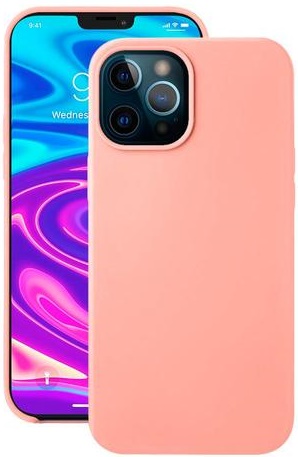 Чехол Deppa Liquid Silicone для iPhone 12/12 Pro Розовый