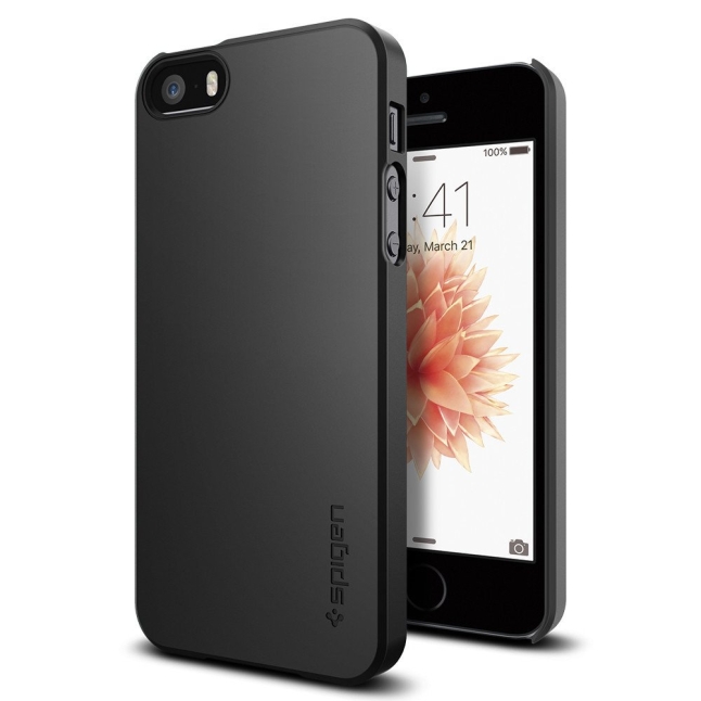 Чехол SGP  iPhone 5S/SE Thin Fit - Black