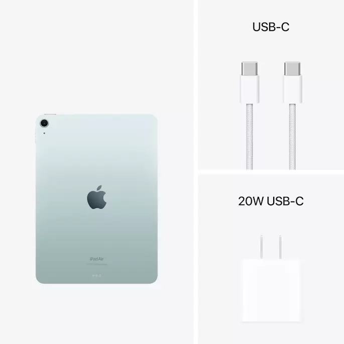 Планшет Apple iPad Air (2024) M2 13" Wi-Fi + Cellular 128Gb Blue, картинка 3