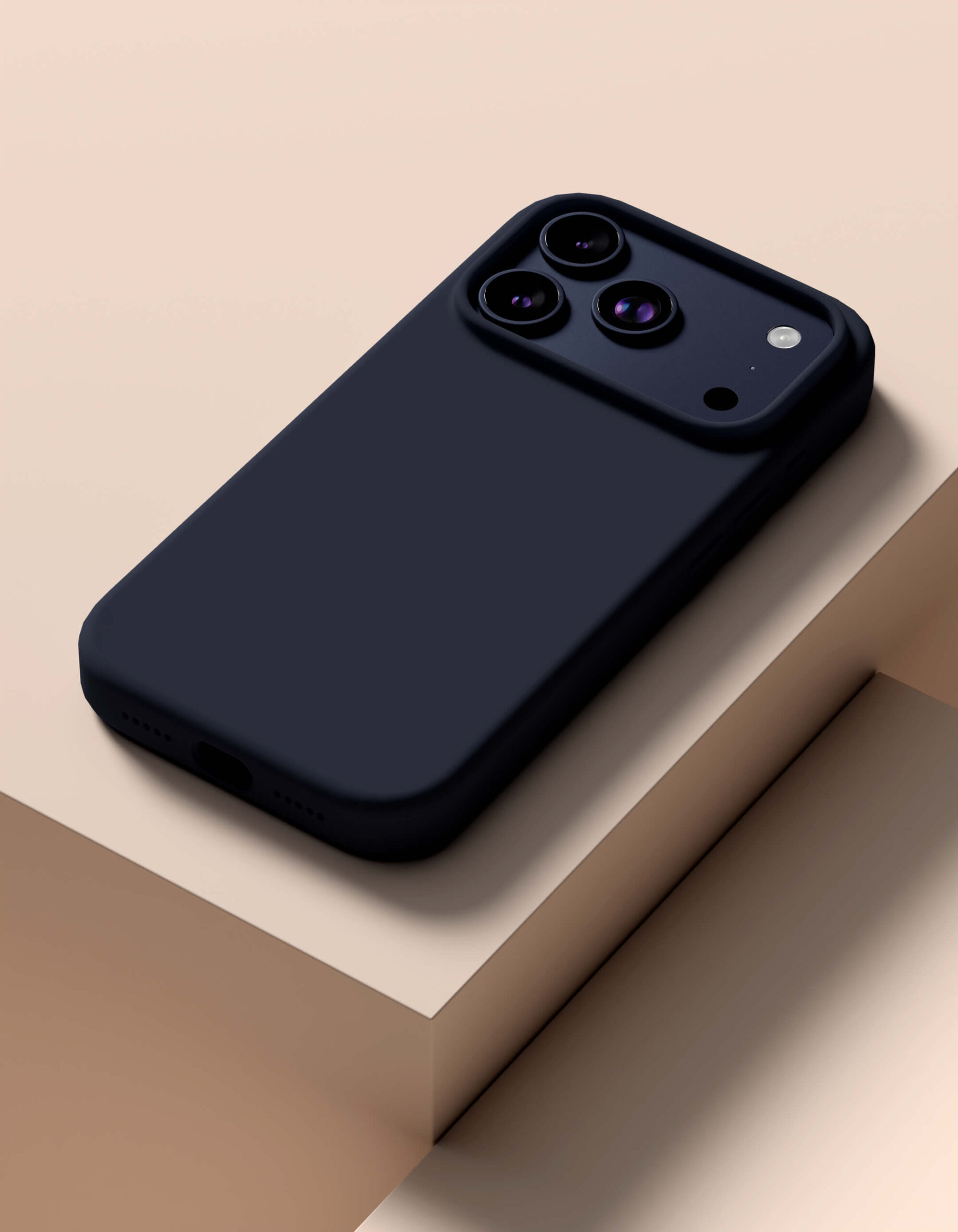 Чехол для iPhone 17 Pro VLP Lite Mist Case c MagSafe, темно-синий, картинка 4