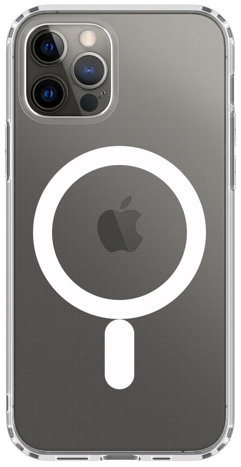 Чехол Deppa Gel Pro MagSafe для iPhone 12/12 Pro Прозрачный, картинка 3