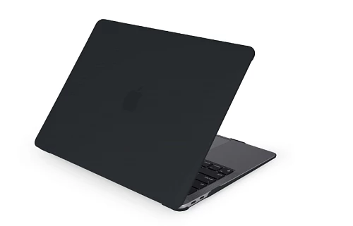 Чехол-накладка Gurdini для MacBook Air 13 2022 / 2024, черный матовый, картинка 1
