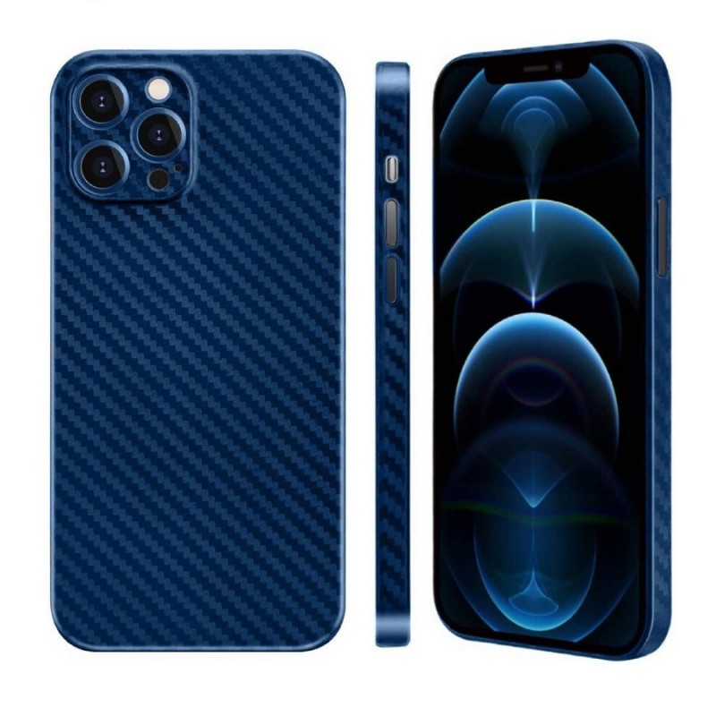Чехол для iPhone 14 Pro Max K-DOO KEVLAR синий, картинка 2