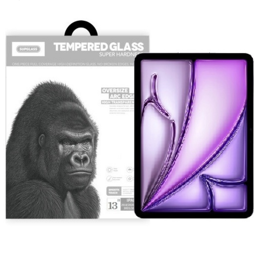 Защитное стекло для iPad Air 13" (2024) Tempered Glass Super Hardness, картинка 1